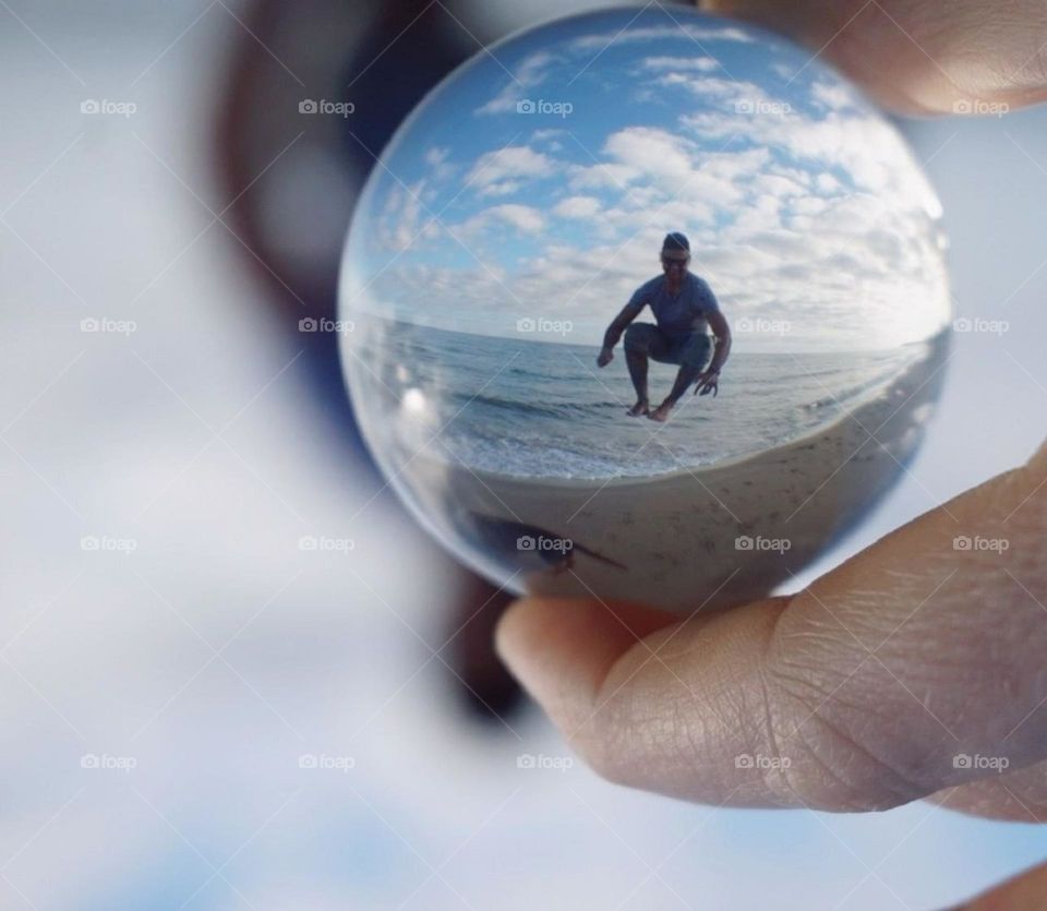 Sea#beach#human#crystal#ball