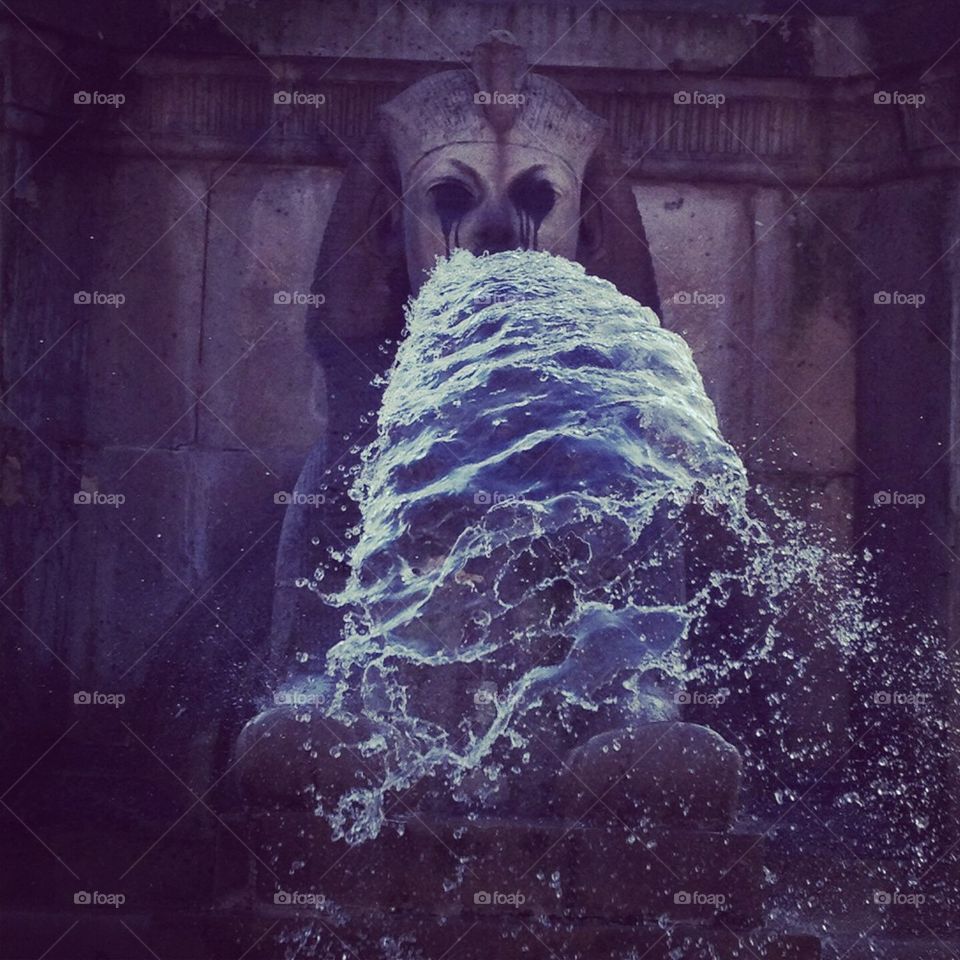 Scary fountain