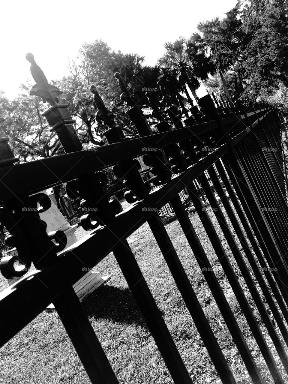 Fence around a cemetery—taken in St. Augustine, Florida 
