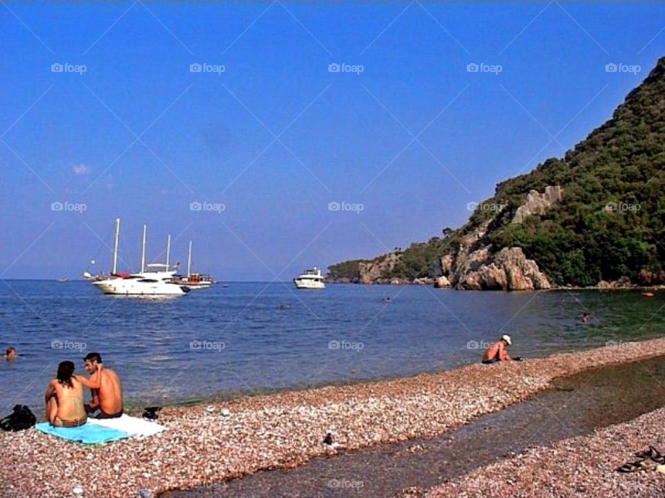 beach sky happy summer by merethe