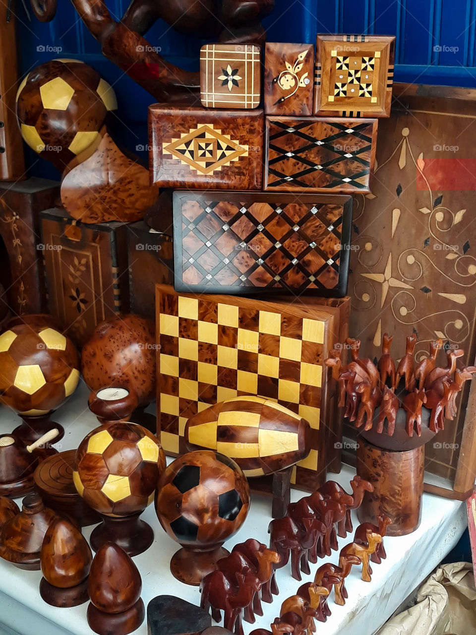 Moroccan wood handmade artwork