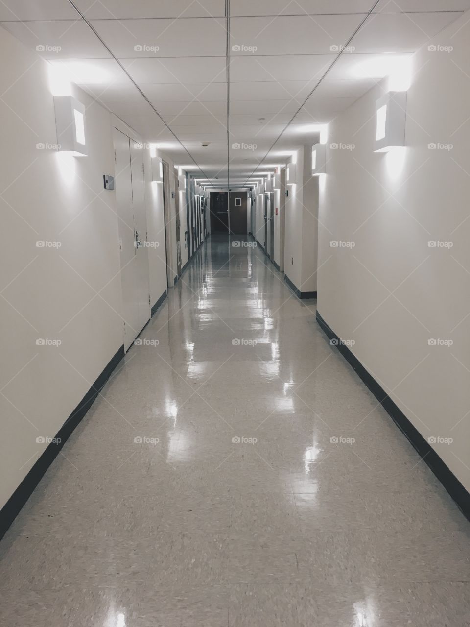 Hallway, Indoors, Subway System, Light, No Person