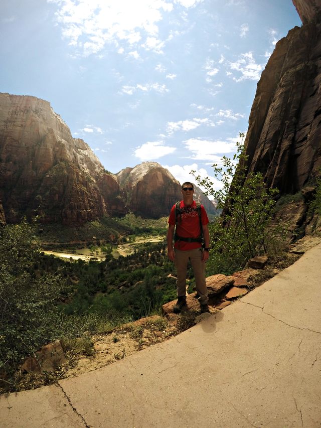 male hiker
