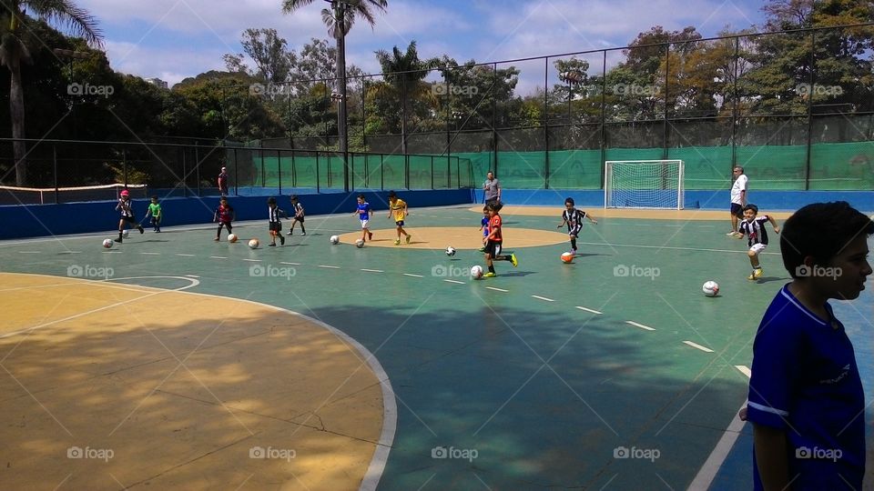 Football school in Brazil