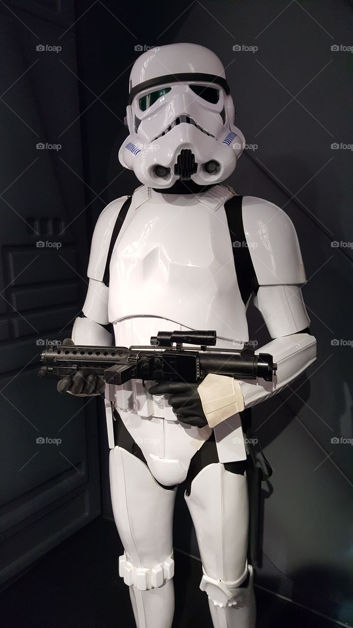 Stormtrooper, wax figure at Madame Tussauds in London