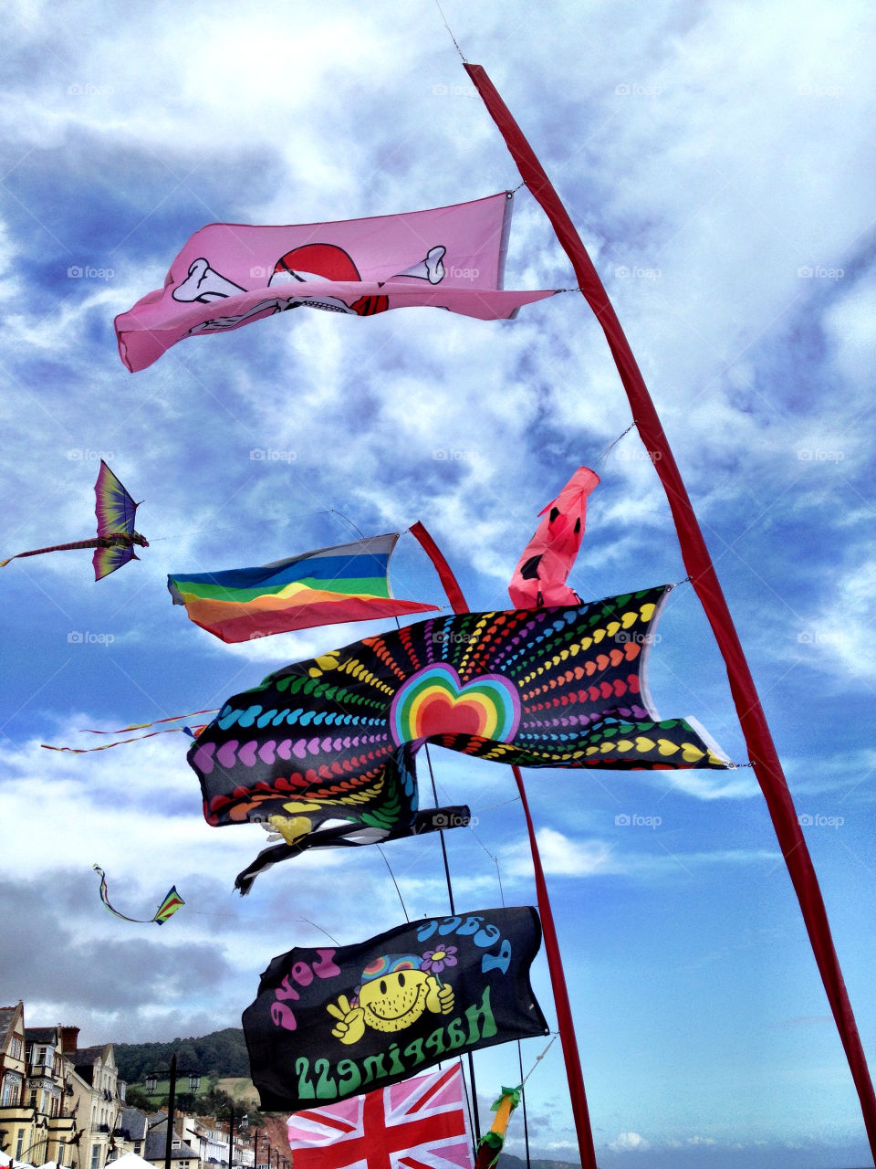 beach sky clouds colours by dannytwotaps