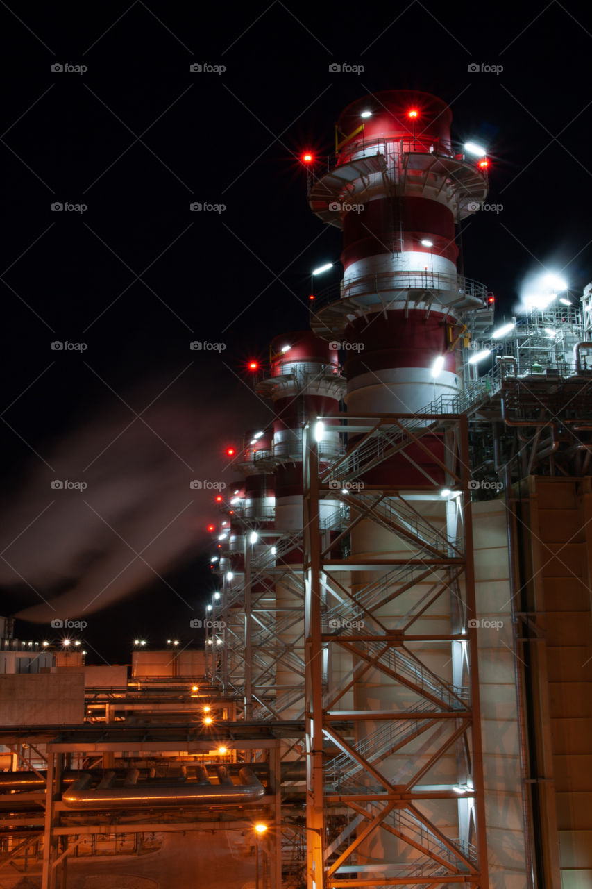 Industry at night