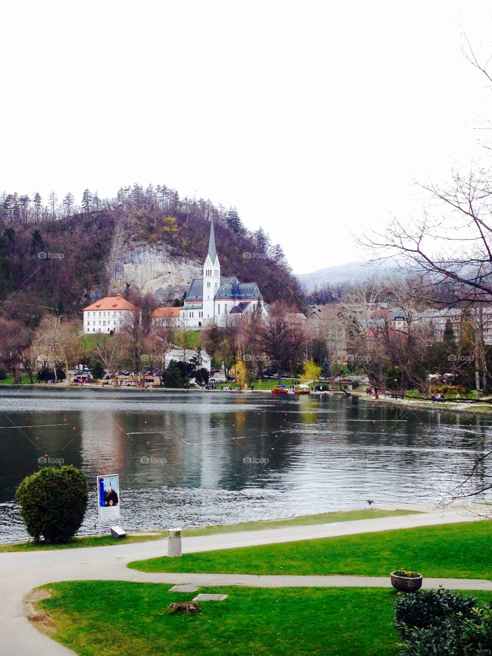 bled lake in slovenia. bled lake in slovenia