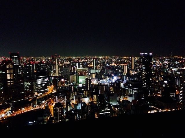 Night view of Osaka