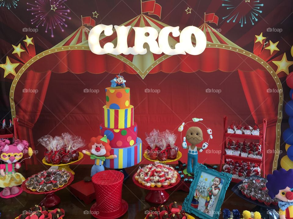 E o Circo chegou! Decoração de aniversário do meu sobrinho Miguel. Ele adora 🤡