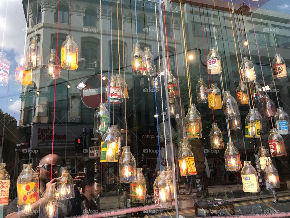 Lights with Reflection of Manchester 