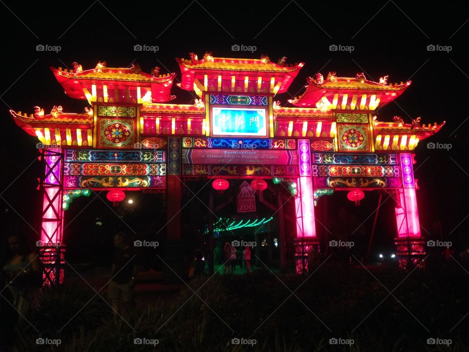 Chinese Lantern Festival Pagoda