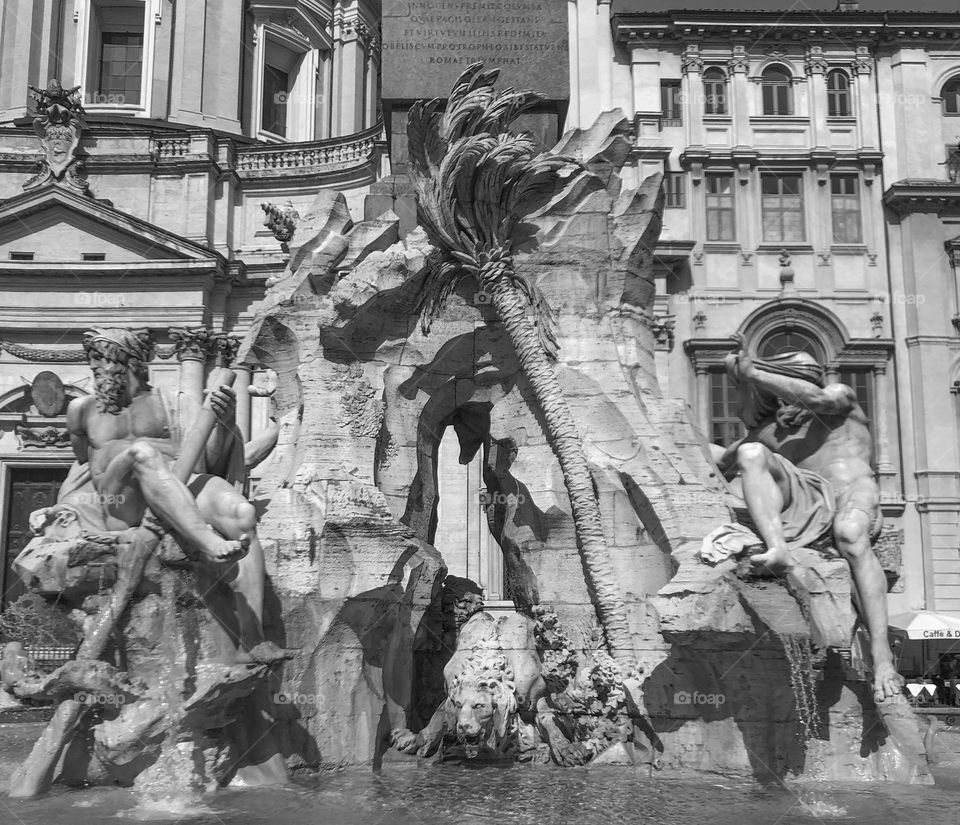 Amazing fountain in Rome