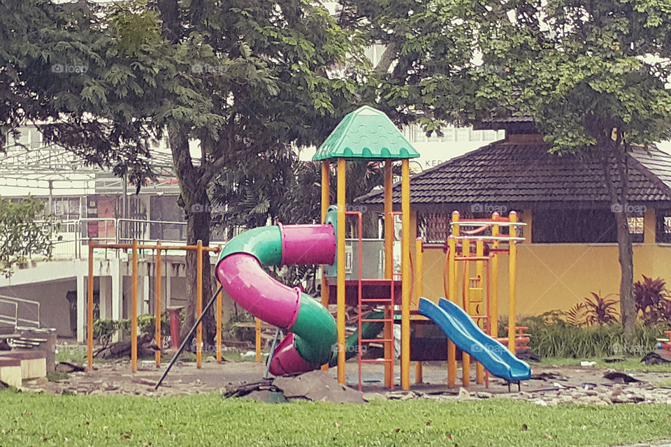 abandoned playground