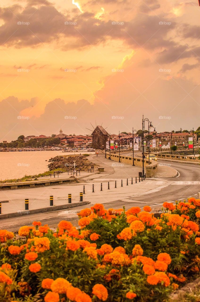 Beautiful Sunrise, Nessebar, Bulgaria