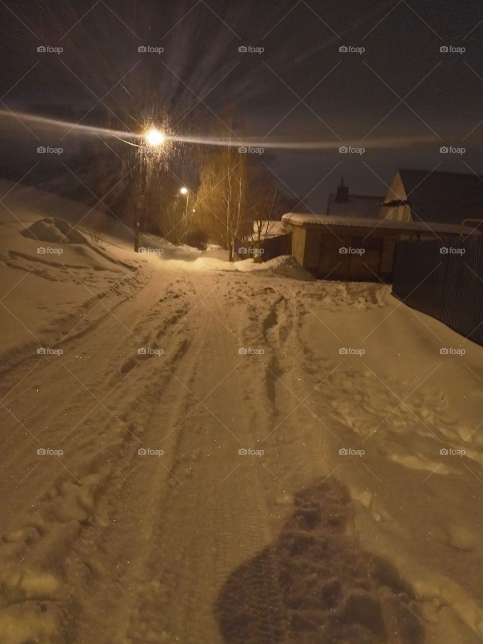 Зимняя ночь.