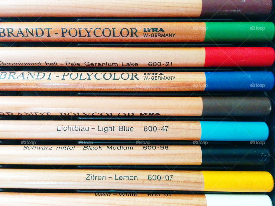 colorful pencils