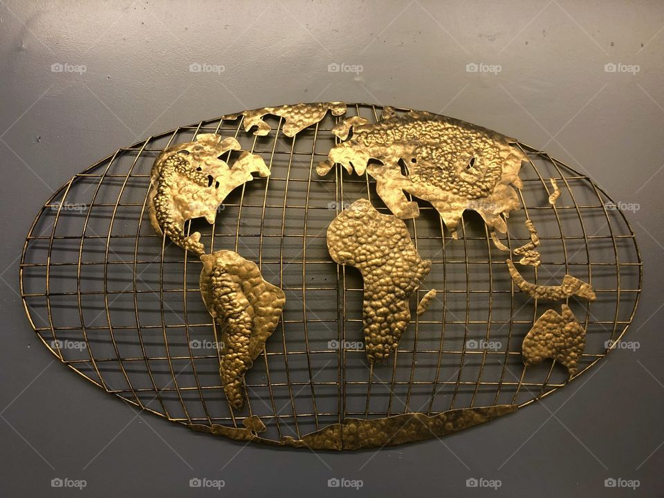 Globe around the world 