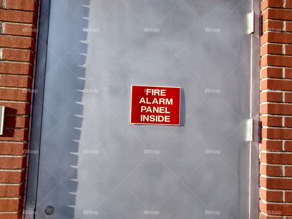 Fire Alarm Panel Door