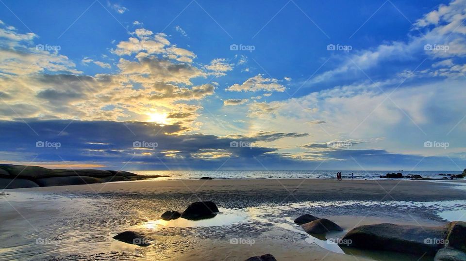 sunrise on the beach 🏝🏖