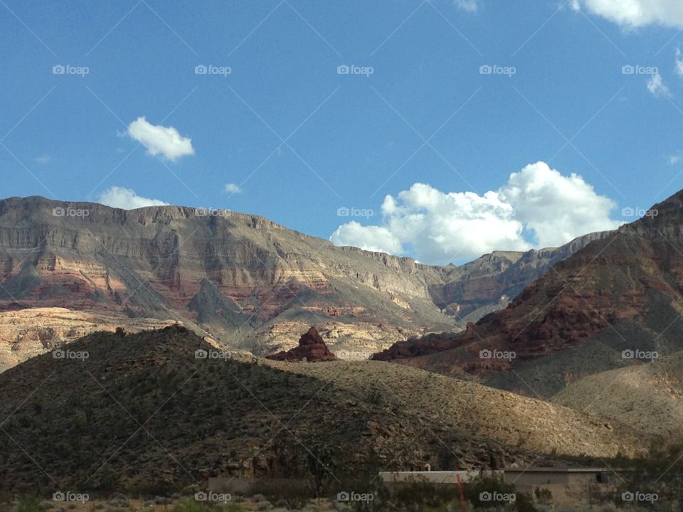 Desert mountain landscape