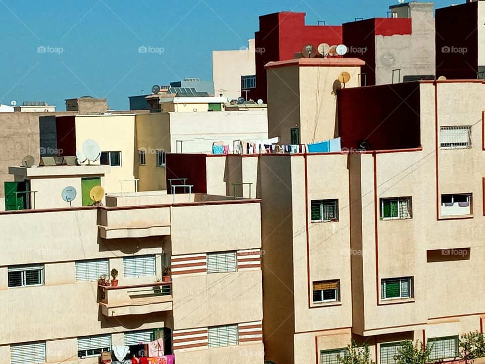 Portrait of building