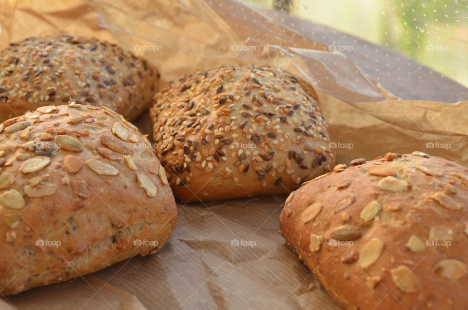 fresh bread . our breakfast