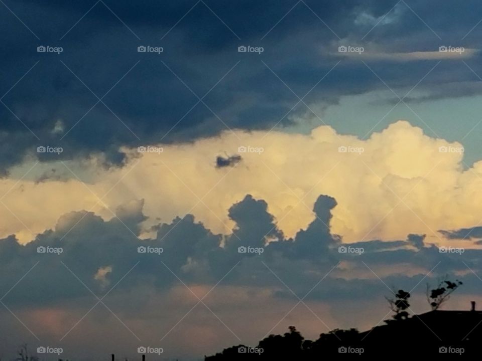 Majestic clouds in Woodbridge, nj