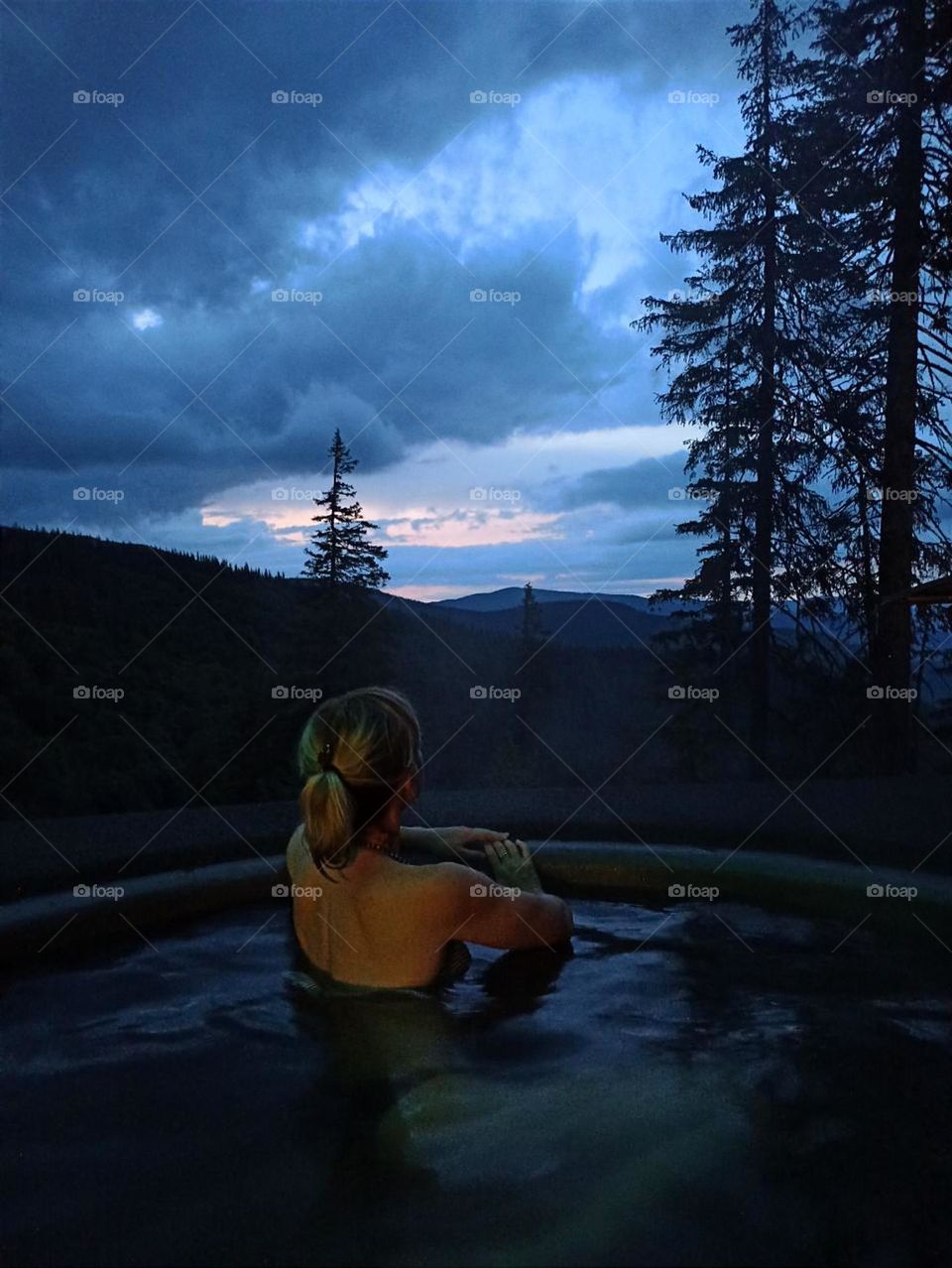 The stillness within . 
girl in meditation