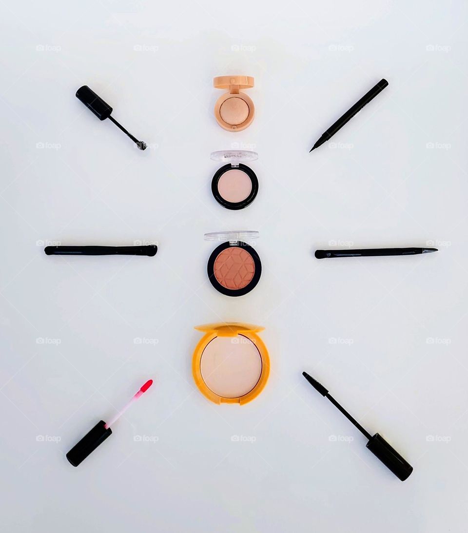 Makeup preparation💄 Nude make-up with bright lips💄