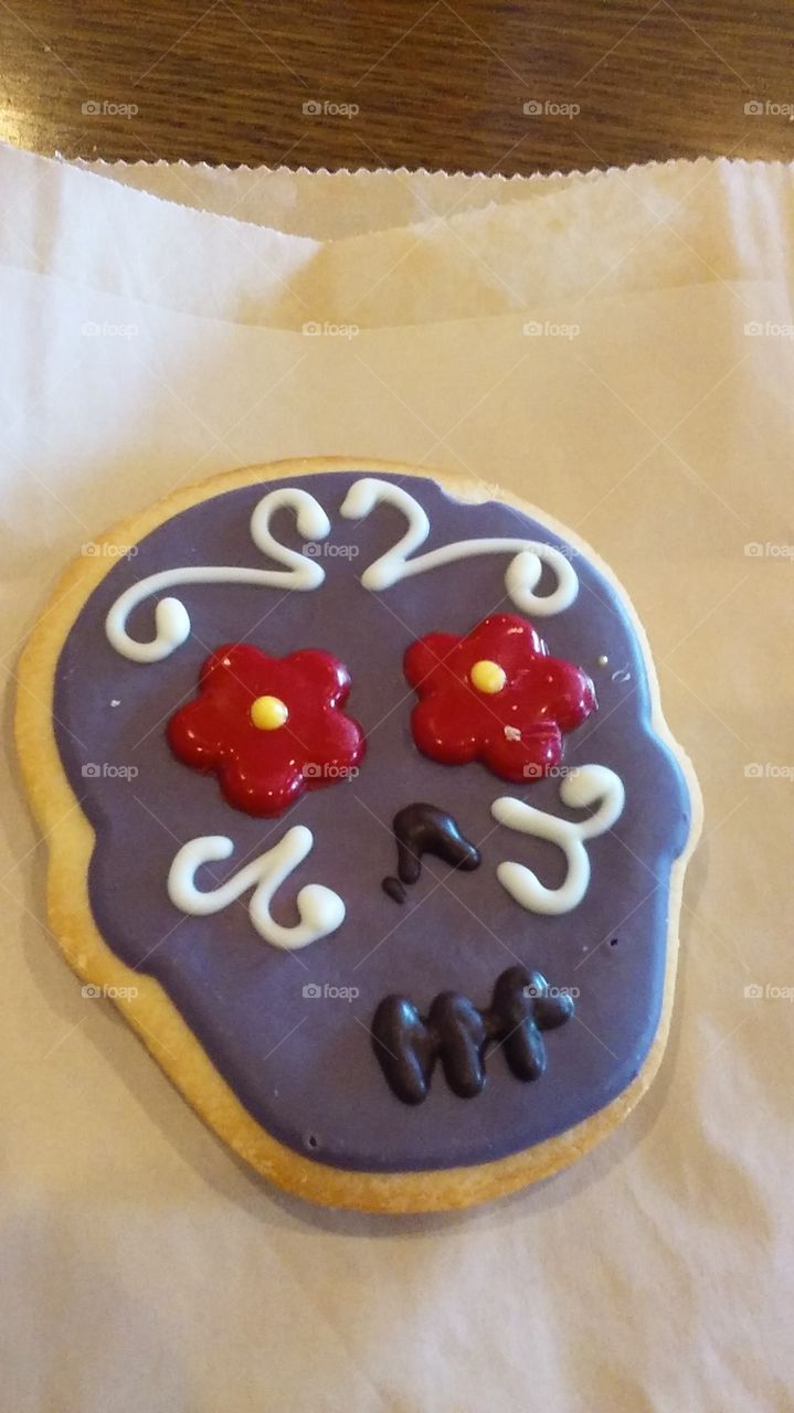 Day of Dead cookie from Starbucks