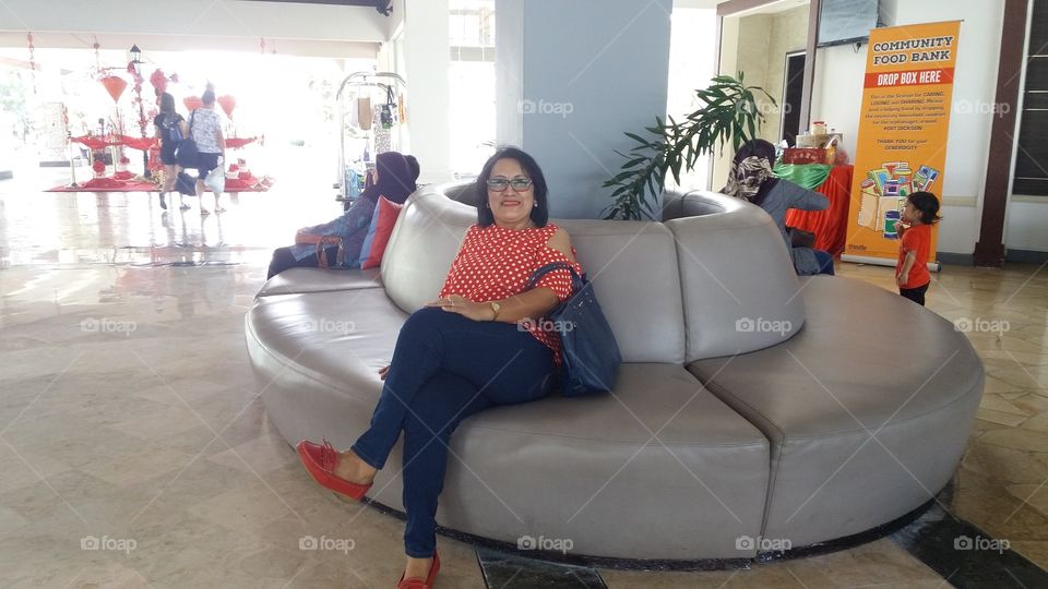 thistle reception area.