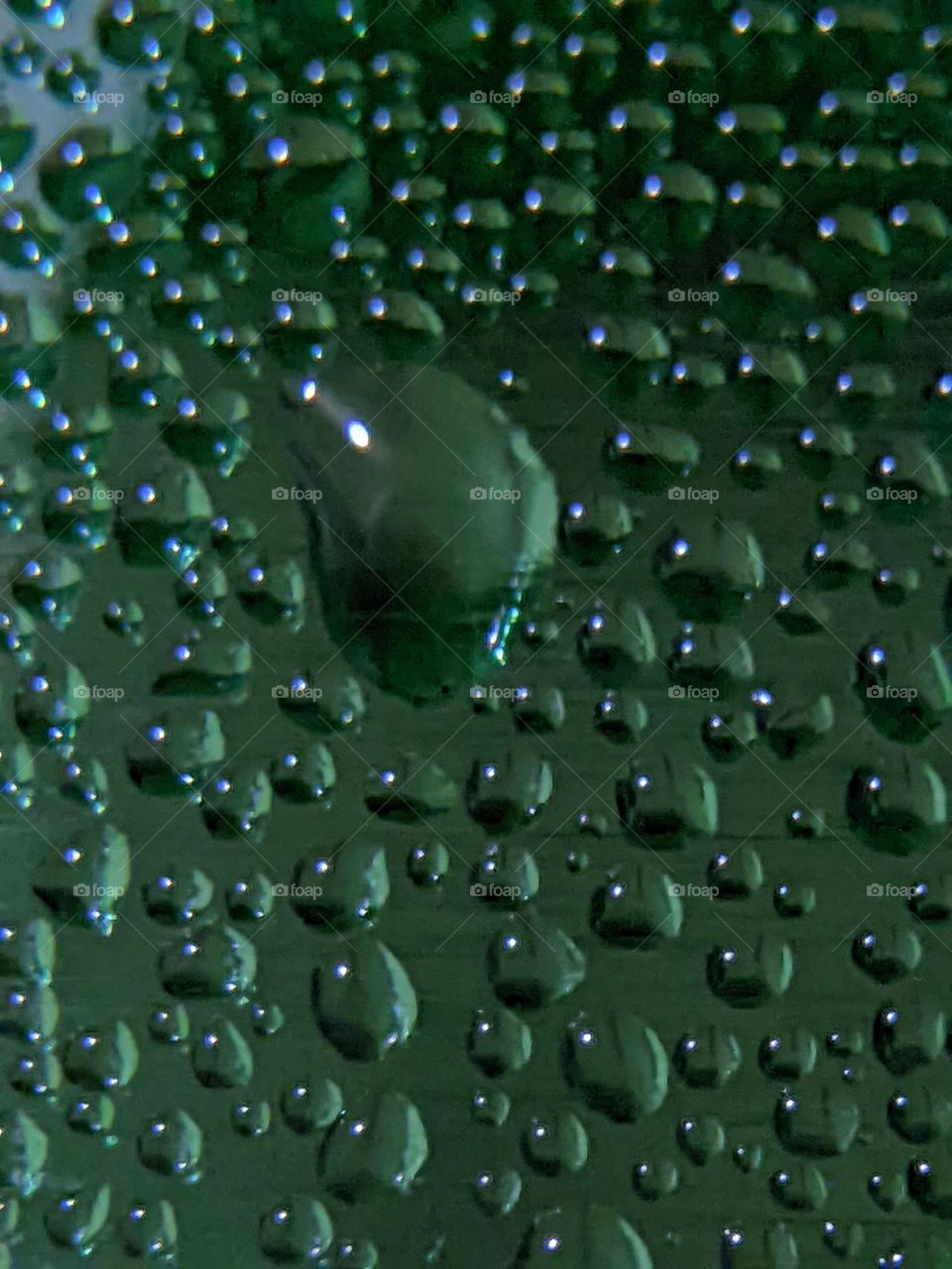 cold water droplets in a drink bottle