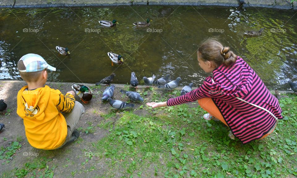 Child, People, Boy, Girl, Water