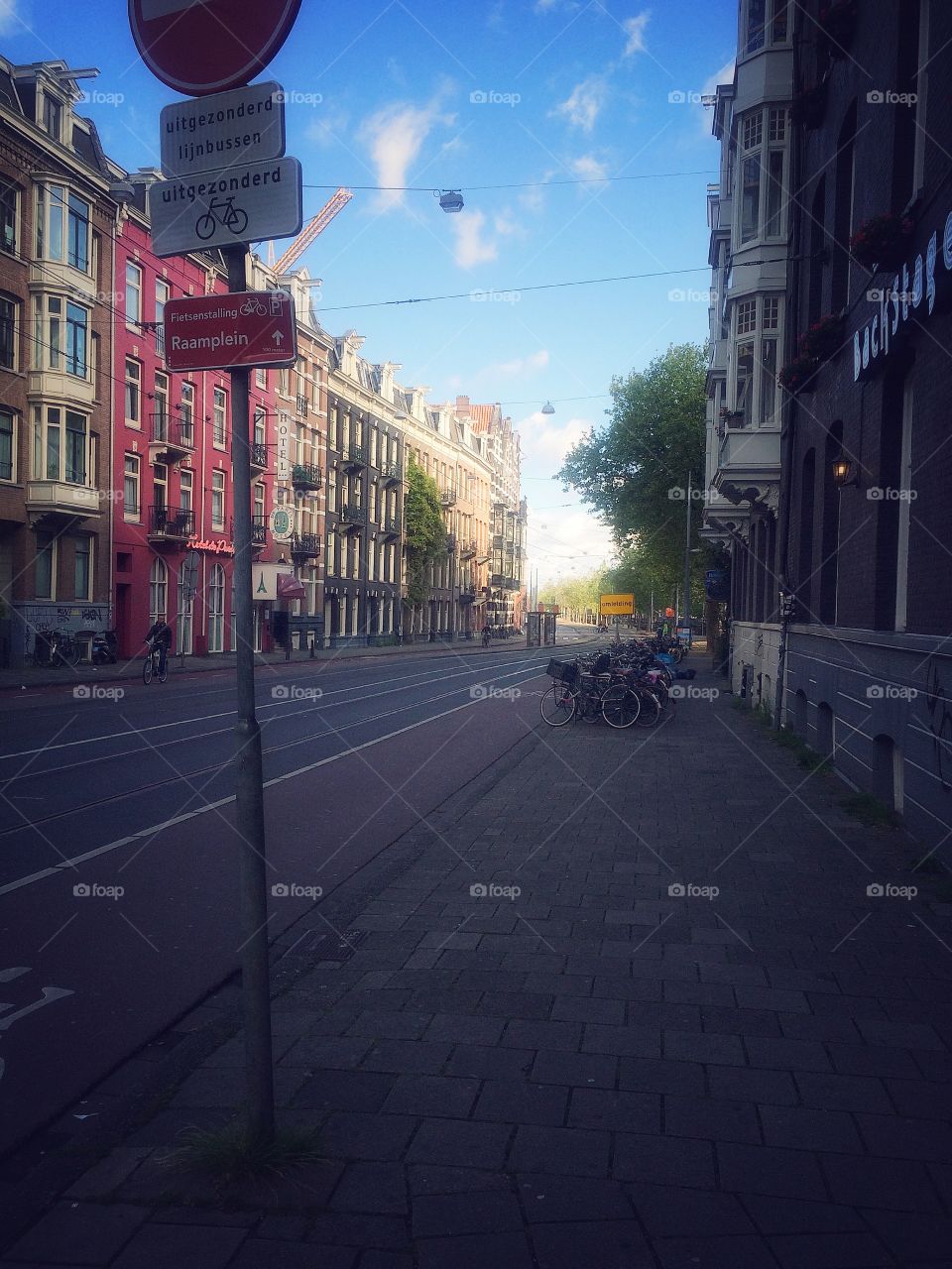 Side street in Amsterdam 
