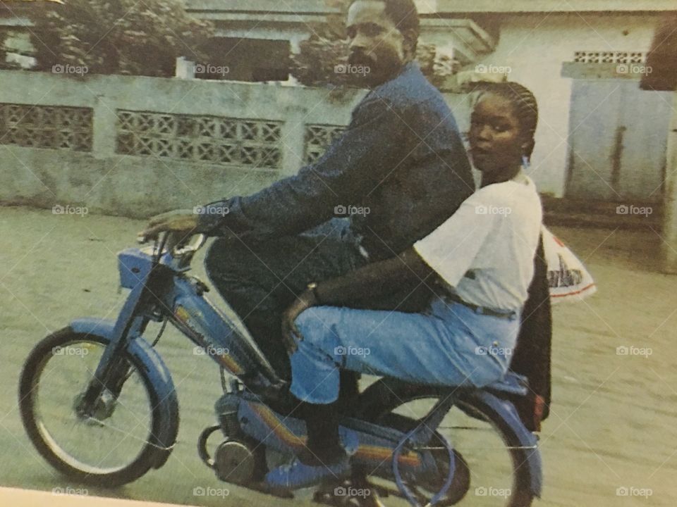 Africa in 1988.  Brazzaville city