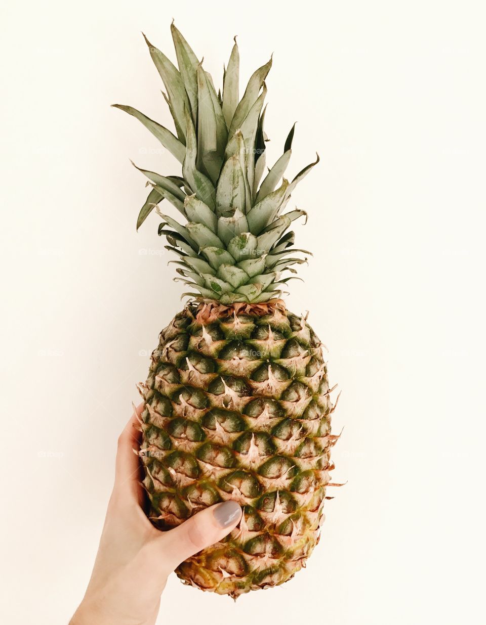 Close-up of a pineapple