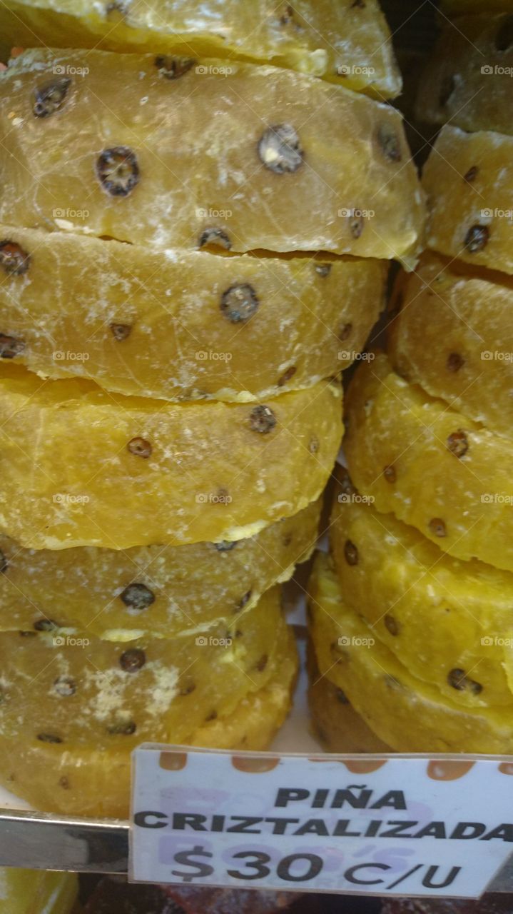 piñas cristalizadas