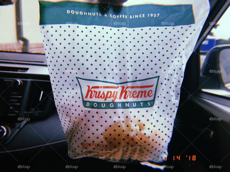 Krispy Kreme doughnuts, yummy