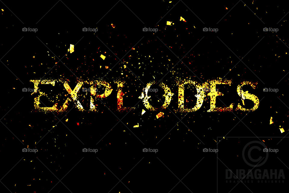 #explosion #text #effect #creative #design #ps #adobe #photoshop #edits  #designgraphic  #letter #color #words  #typography #art