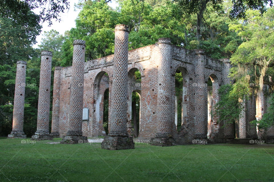 Old church ruins