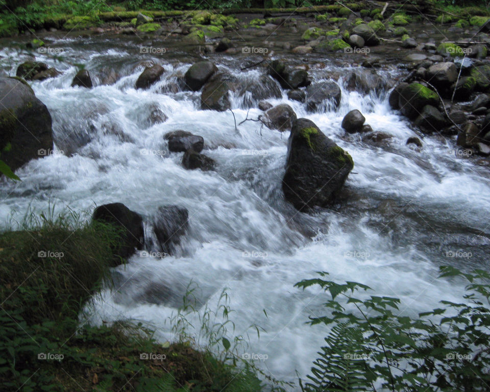 river water. mountain trip