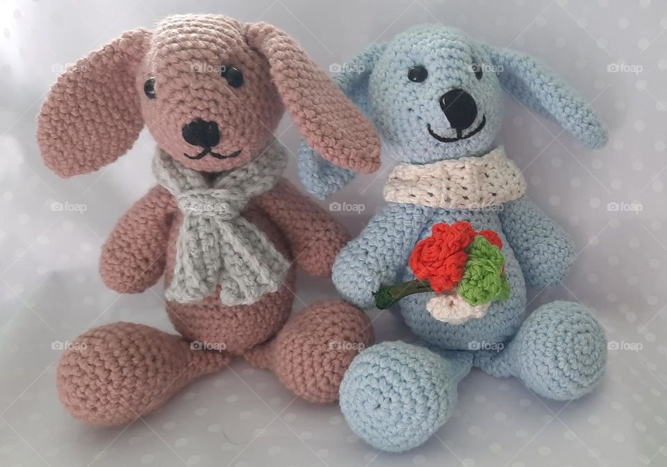 Crochet Rabbit Friends