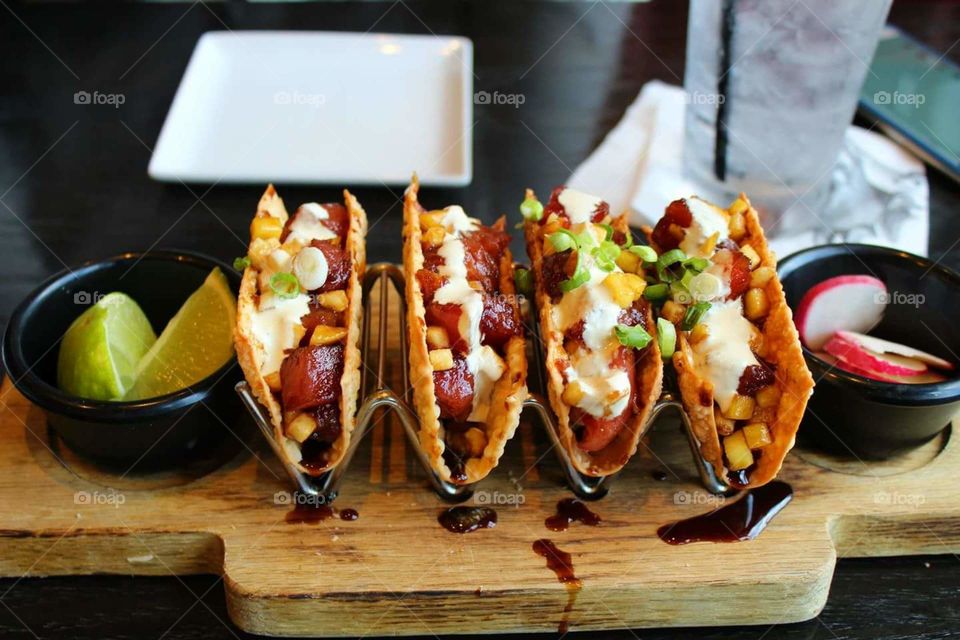 Sashimi Won Tacos from Guy Fieri's Bar & Kitchen- Baltimore