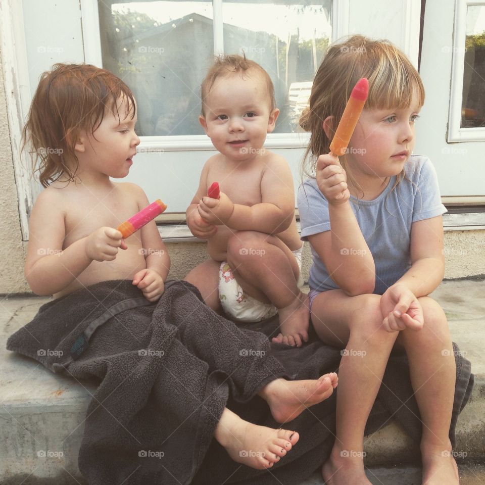 Kids and summer. Keeping cool