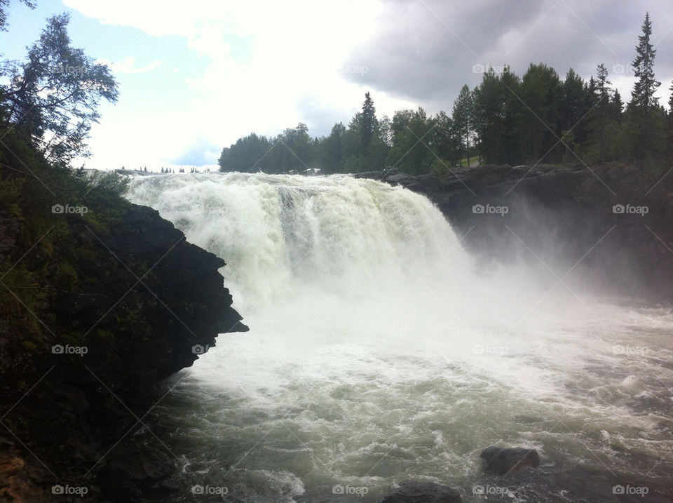 sweden water waterfall vatten by paula