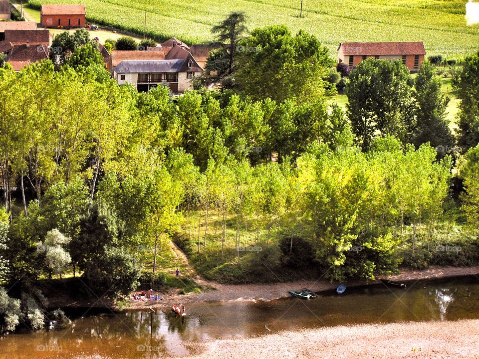 View of river during summer