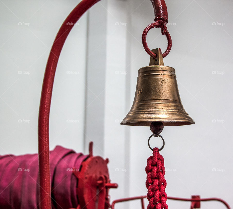 Old retro fireman's bell