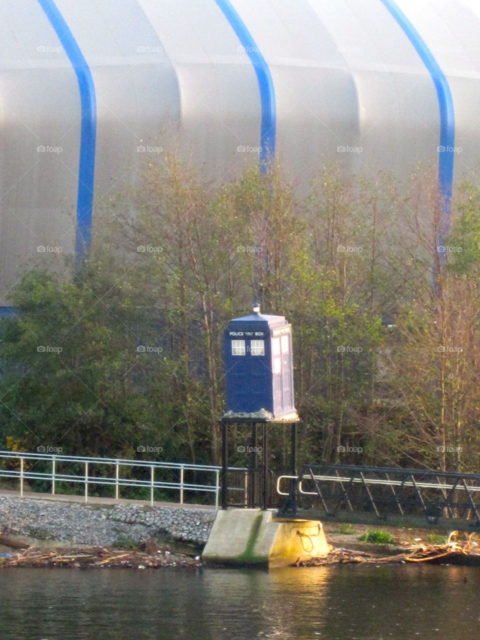 Tardis in the bay