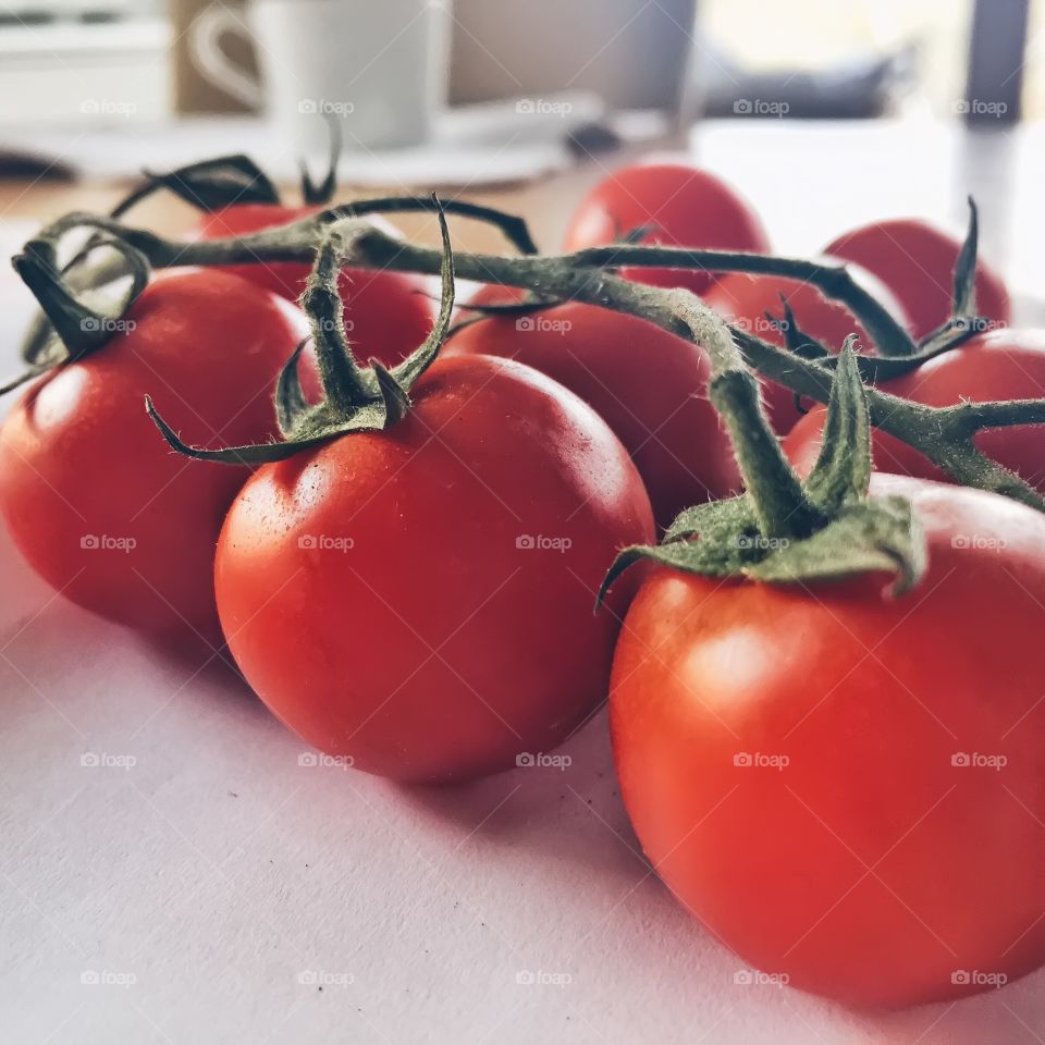 Close-up of red tomatoes